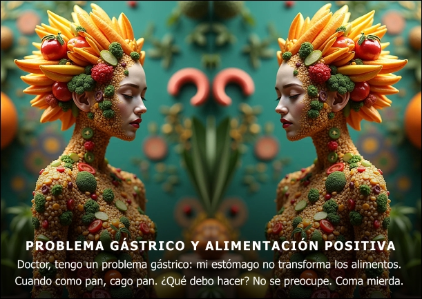 Imagen; Problema gástrico y la alimentación positiva; Alejandro Jodorowsky