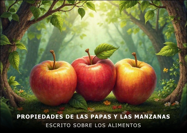 Imagen del escrito: Propiedades de las papas y las manzanas. Autor: Jbn Lie. La iluminación espiritual Imagen del escrito: Propiedades de las papas y las manzanas. Autor: Jbn Lie. La iluminación espiritual