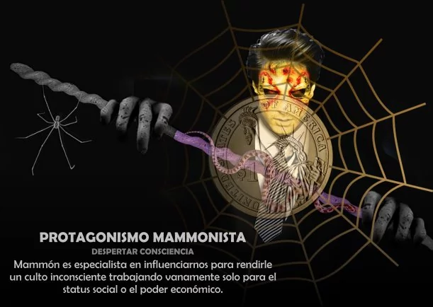 Imagen del escrito; Frases sobre el protagonista Mammon, de Jbn Lie