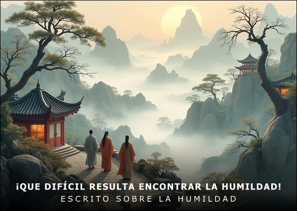 Imagen del escrito; ¡Que difícil resulta encontrar la humildad!, de Osho