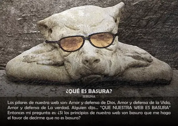 Imagen; ¿Qué es basura?; Jebuna