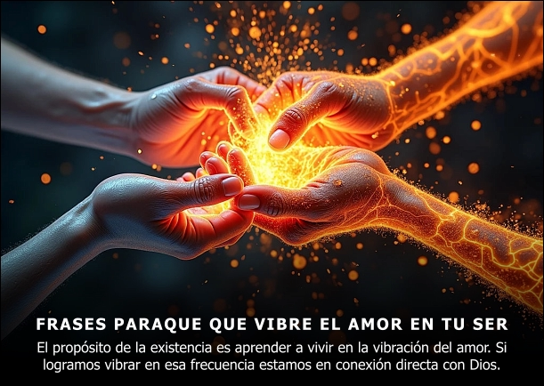 Imagen; Que vibre el amor en tu ser; Despertar Consciencia