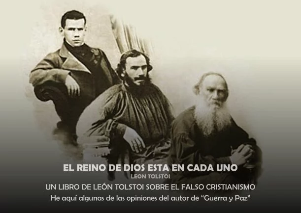 Imagen del escrito de Leon Tolstoi