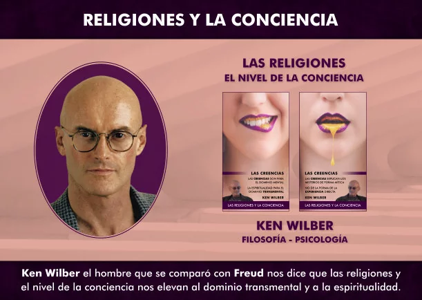 Imagen del escrito; Las religiones y el nivel de la conciencia, de Ken Wilber