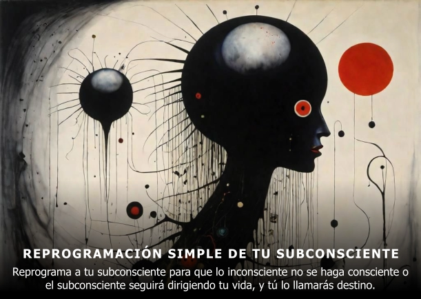 Imagen del escrito; Reprogramación simple de tu subconsciente, de Ana Lloveras