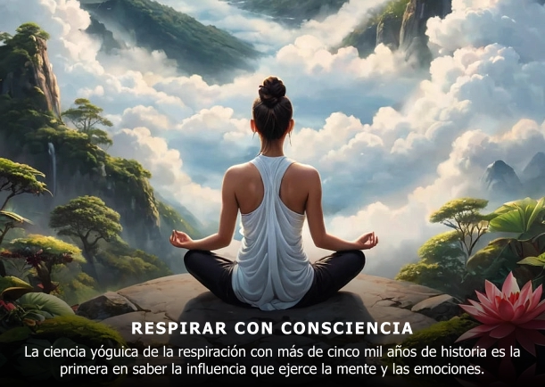 Imagen del escrito; Respirar con consciencia, de Sobre La Consciencia