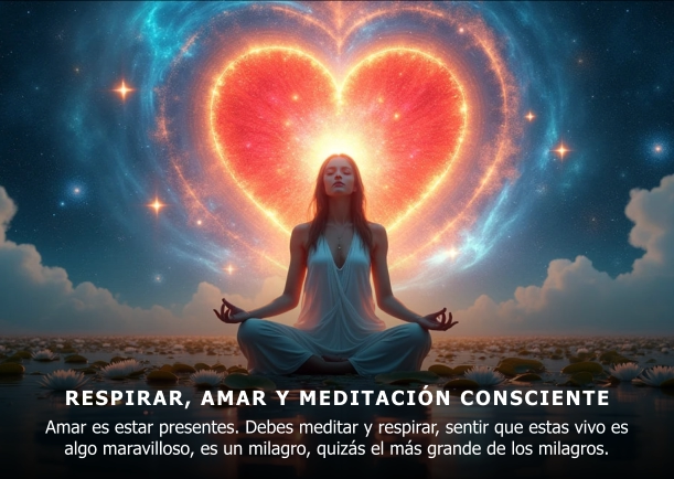 Imagen del escrito; Respirar, meditar y amar conscientemente, de Thich Nhat Hanh