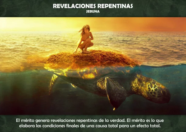 Imagen del escrito; Revelaciones repentinas, de Jebuna