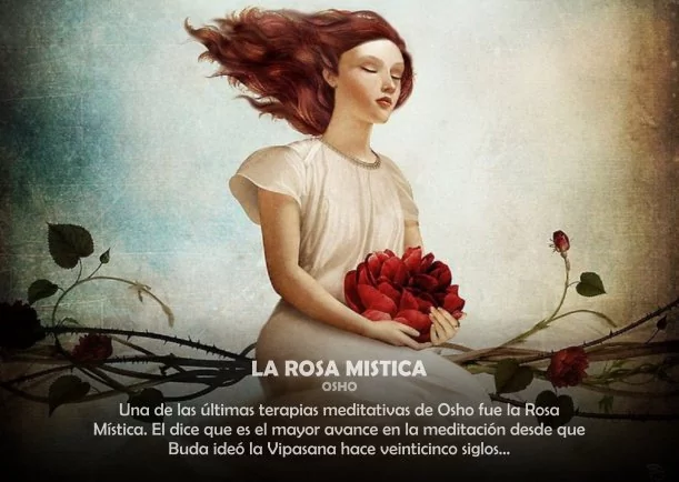 Imagen del escrito; La rosa mística, de Osho