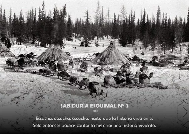 Imagen del escrito; Sabiduría esquimal # 3, de Jbn Lie