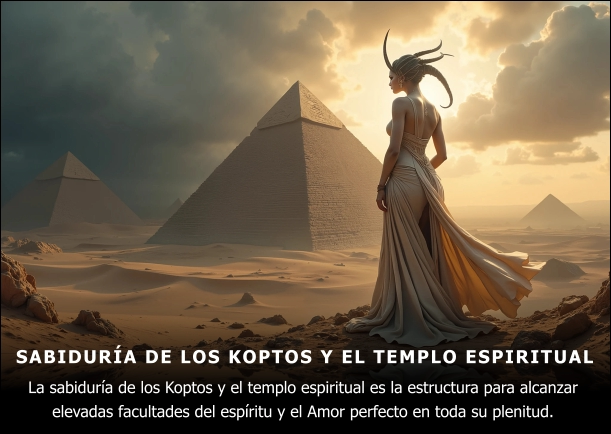 Imagen; La sabiduría de los Koptos y el templo espiritual; Akashicos