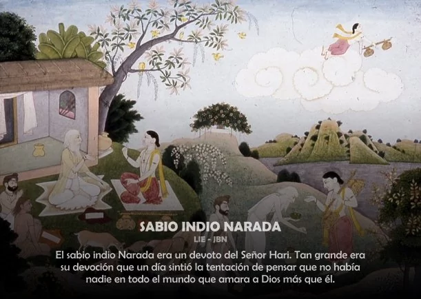 Imagen del escrito; Sabio indio Narada, de Anthony De Mello