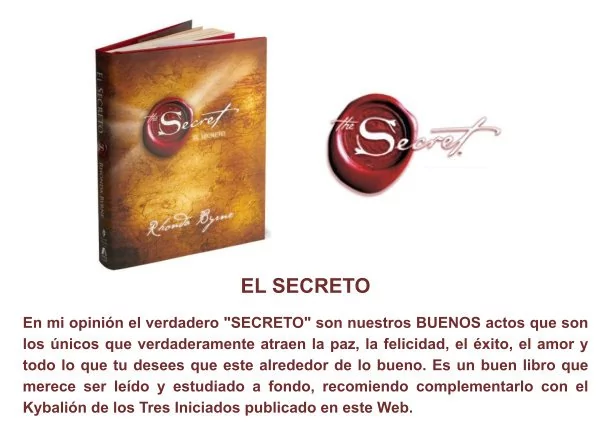 Imagen; El secreto; Rhonda Byrne