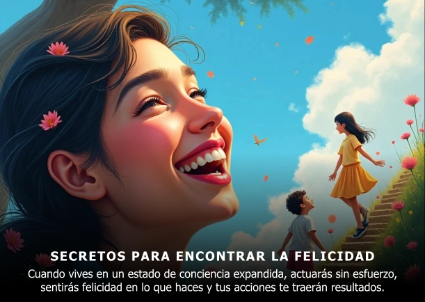 Imagen del escrito; Secretos para encontrar la felicidad, de Deepak Chopra