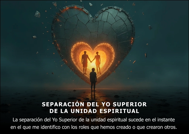 Imagen; Separación del Yo Superior de la unidad espiritual; Andreas Moritz