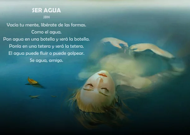 Imagen del escrito; El significado sagrado del agua, de Jbn Lie