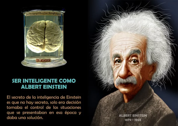 Imagen del escrito; Ser inteligente como Einstein, de Albert Einstein