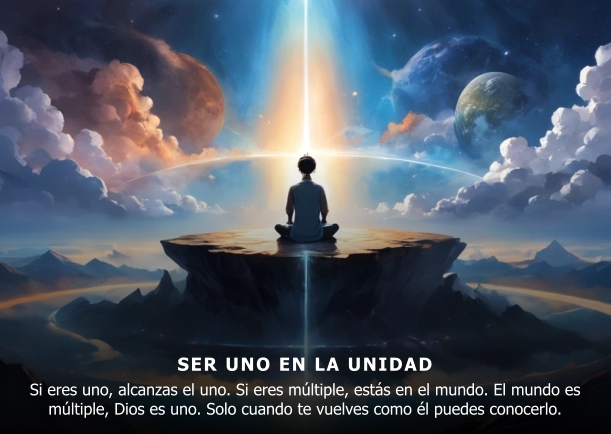 Imagen del escrito; Ser uno en la unidad, de Osho