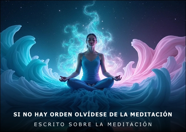 Imagen; Si no hay orden olvídese de la meditación; Jiddu Krishnamurti