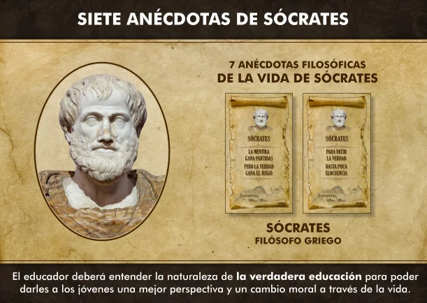 Imagen del escrito; Siete anécdotas filosóficas de Sócrates, de Socrates