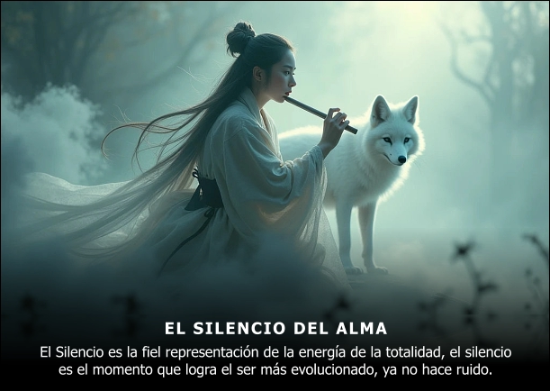 Imagen del escrito; Silencio del alma, de Osho