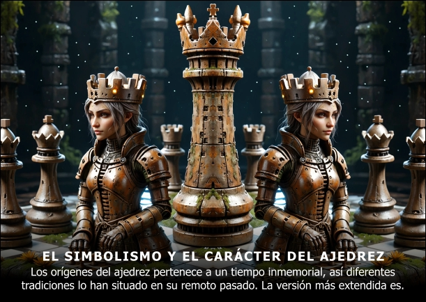 Imagen del escrito; El simbolismo y el carácter del ajedrez, de Jbn Lie