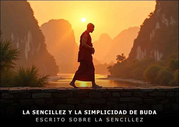 Imagen del escrito; Simplicidad Buda, de Buda