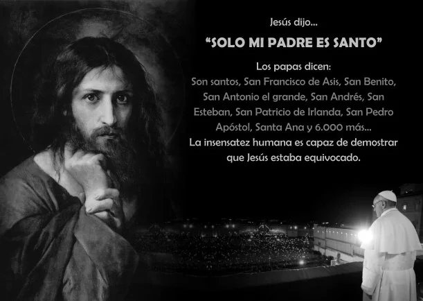 Imagen del escrito; Solo mi padre es santo, de Jbn Lie