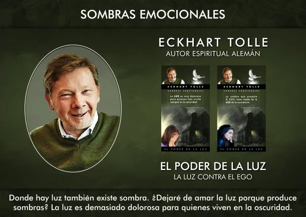 Imagen del escrito; Sombras emocionales, de Eckhart Tolle