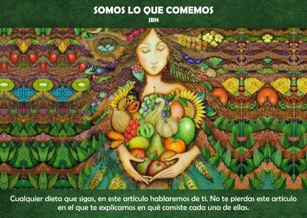 Imagen del escrito; Somos lo que comemos, de Sobre La Salud