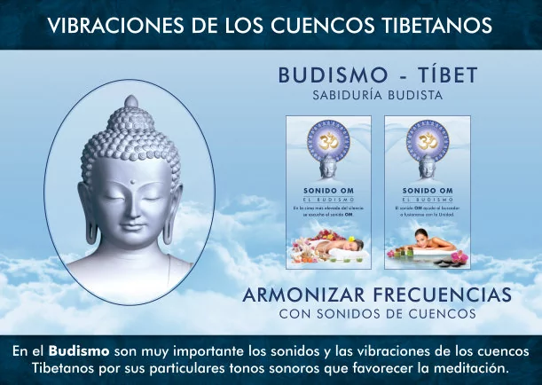 Imagen del escrito; Sonidos y vibraciones de los cuencos Tibetanos, de Budismo