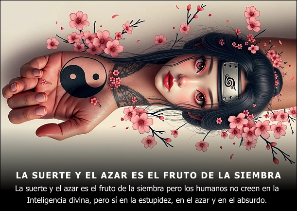 Imagen; La suerte y el azar es el fruto de la siembra; Omraam Mikhael