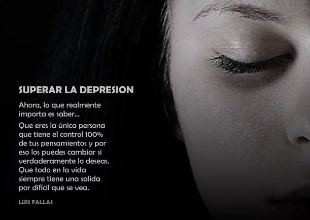 Imagen del escrito; Superar la depresión, de Luis Fallas