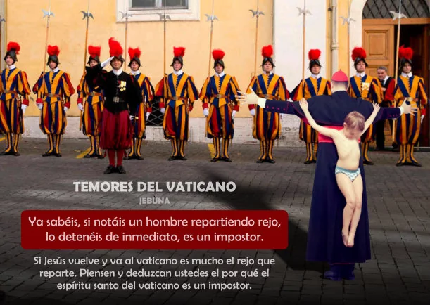 Imagen; Los temores del vaticano; Jebuna