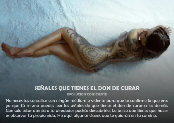 Tener el don de sanación - POR: EVOLUCION CONSCIENTE