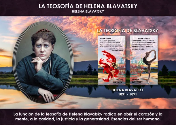 Imagen del escrito; La teosofía de Helena Blavatsky, de Helena Blavatsky
