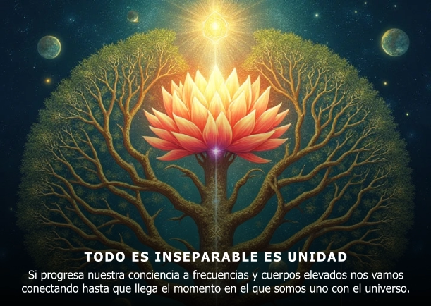 Imagen del escrito; Todo es inseparable es unidad, de Barbara Ann Brennan