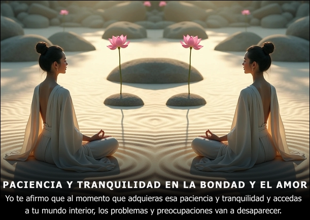 Imagen del escrito; Tranquilidad, de Maitreya