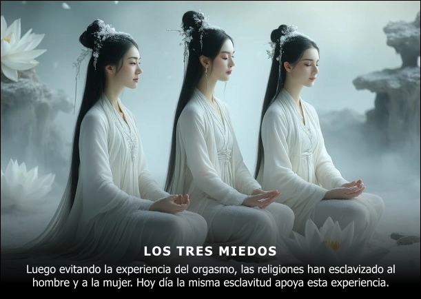 Imagen del escrito; Los tres miedos, de Osho