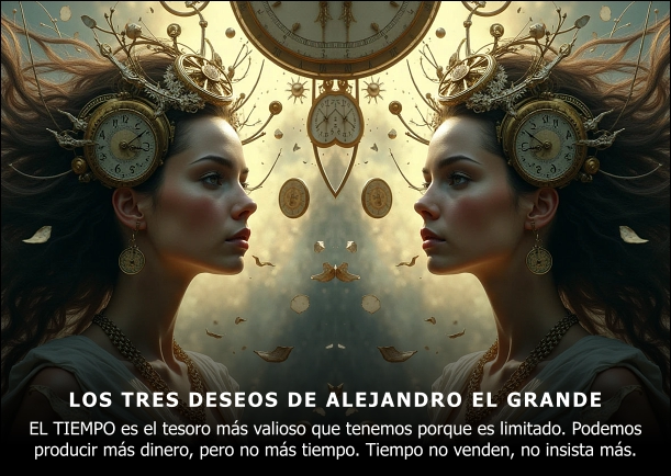 Los tres últimos deseos de Alejandro el grande - POR: ALEJANDRO EL GRANDE