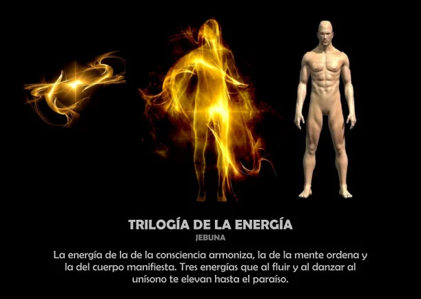 Imagen del escrito; Trilogía de la energía, de Jebuna