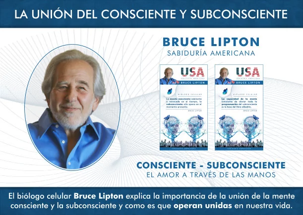 Imagen del escrito; La unión de la mente consciente y la subconsciente, de Bruce Lipton