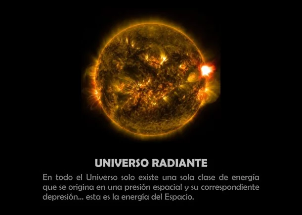 Imagen del escrito; Universo radiante, de Osho