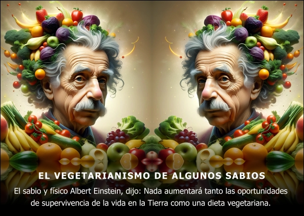 Imagen; El vegetarianismo de algunos sabios; Veganos