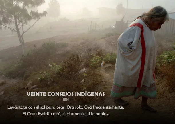 Imagen del escrito de Sabiduria Indigena