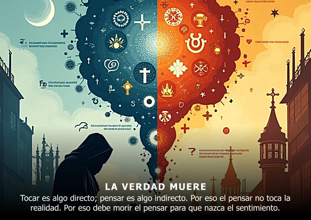 Imagen del escrito; La verdad muere, de Osho