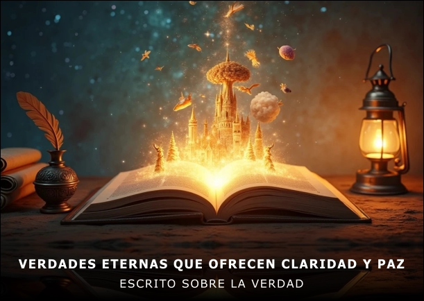 Imagen del escrito: Verdades eternas que ofrecen claridad y paz. Autor: Inteligencia Artificial. La iluminación espiritual Imagen del escrito: Verdades eternas que ofrecen claridad y paz. Autor: Inteligencia Artificial. La iluminación espiritual
