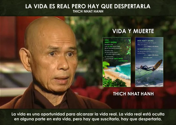 Imagen del escrito de Thich Nhat Hanh