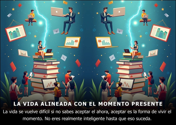 Imagen; Vivir alineado con el momento presente; Eckhart Tolle