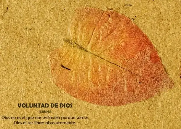 Imagen del escrito; Voluntad de Dios, de Sobre Dios